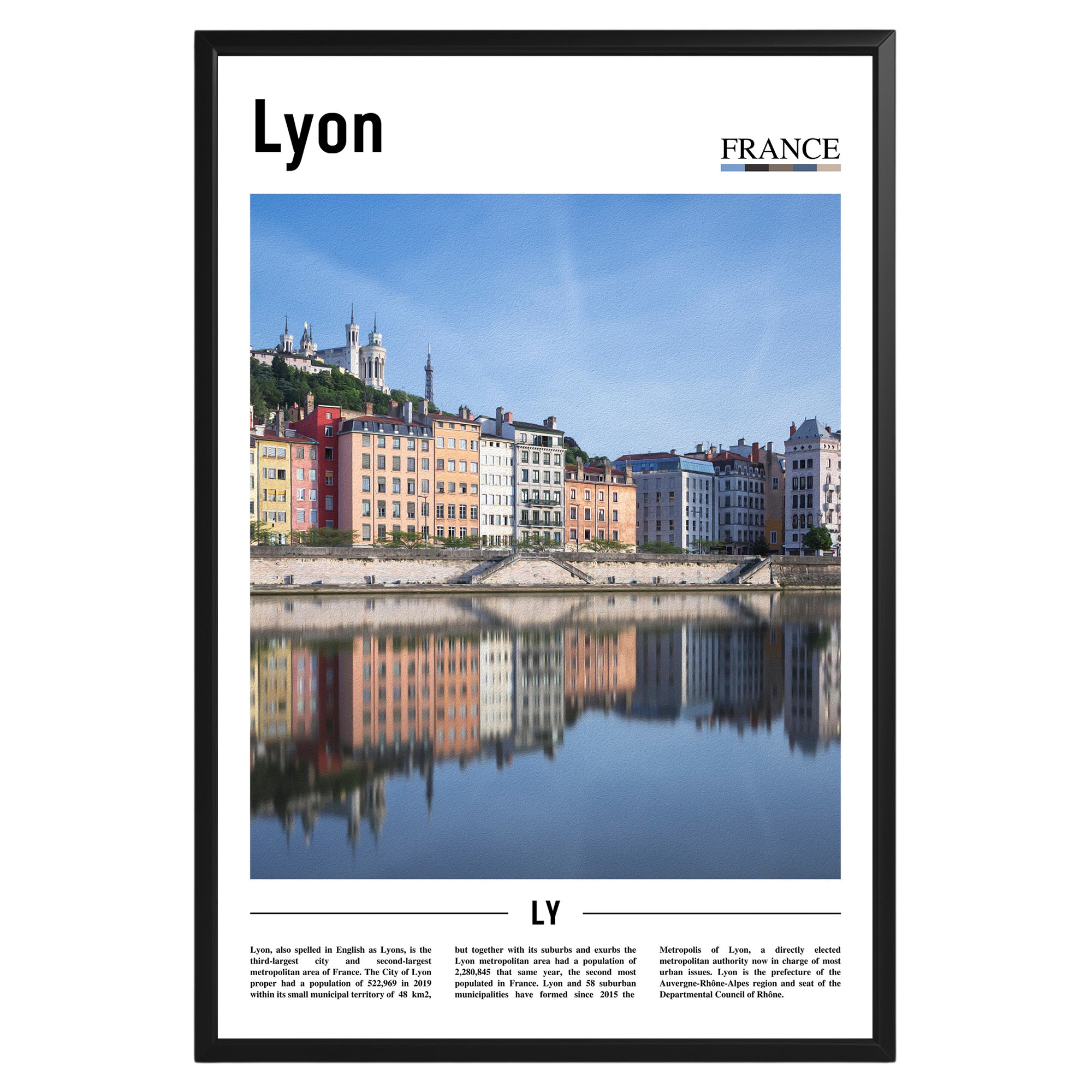 Lyon France Photographic Poster