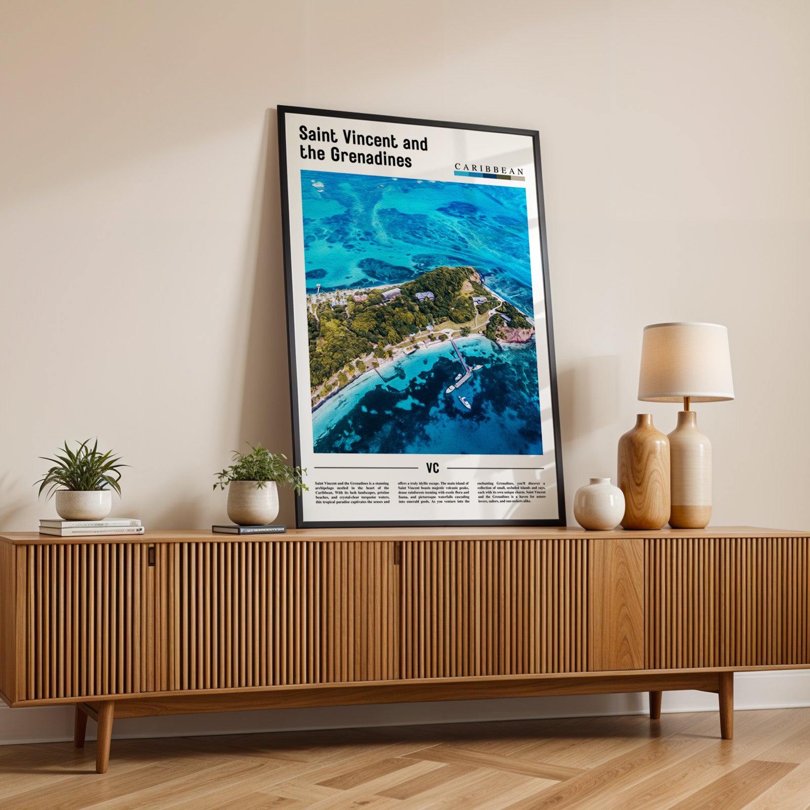 Saint Vincent and the Grenadines Photographic Poster