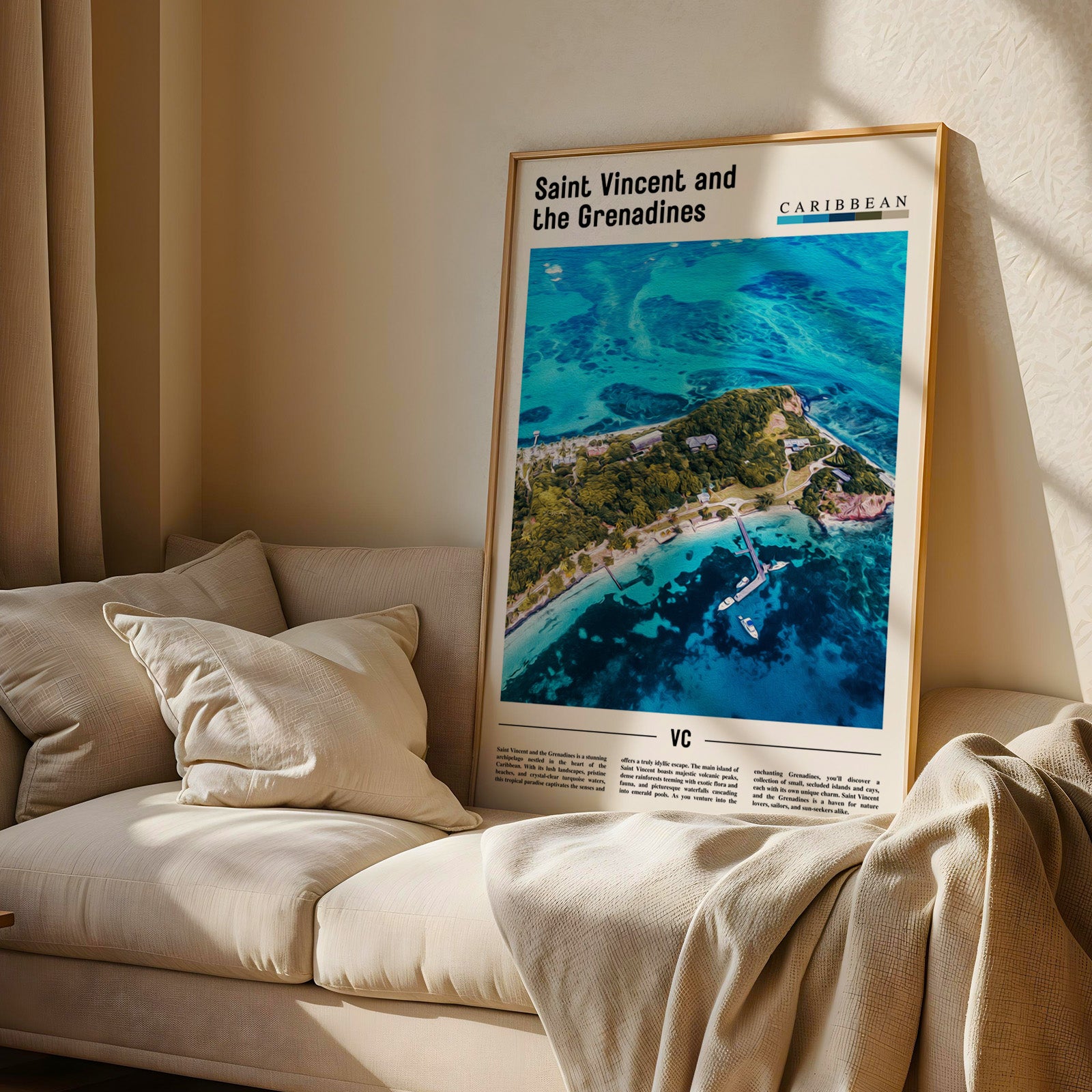 Saint Vincent and the Grenadines Photographic Poster