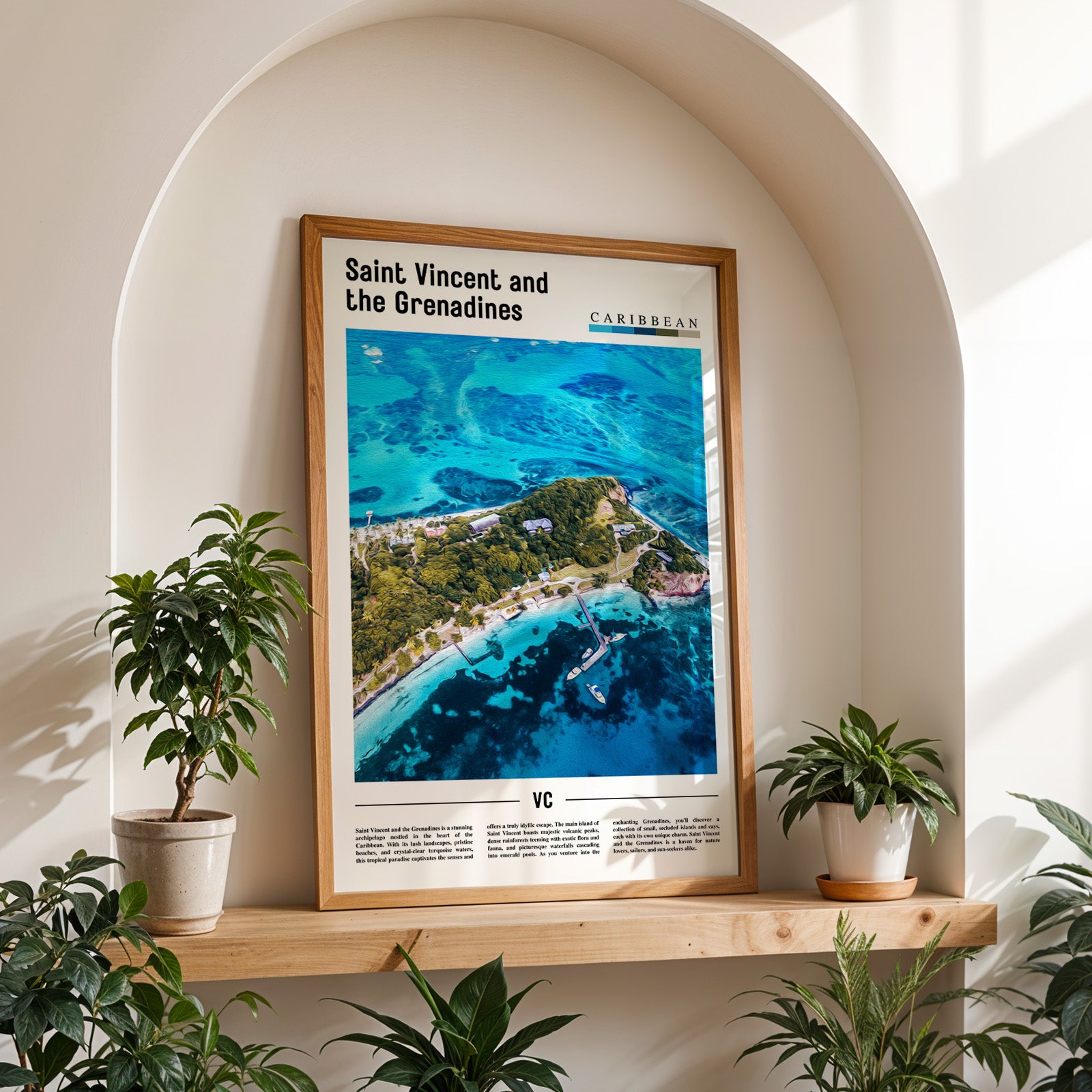 Saint Vincent and the Grenadines Photographic Poster
