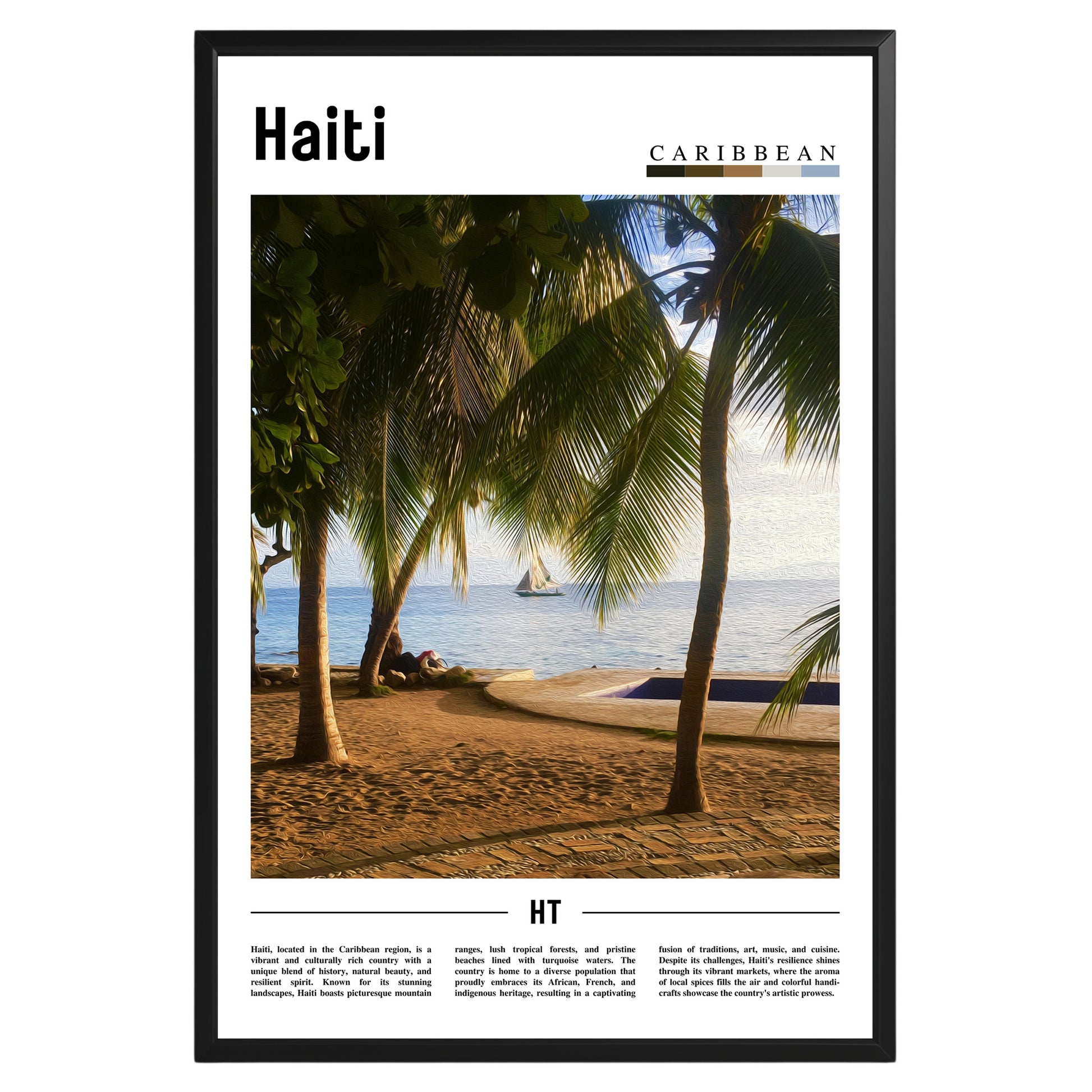 Haiti Photographic Poster