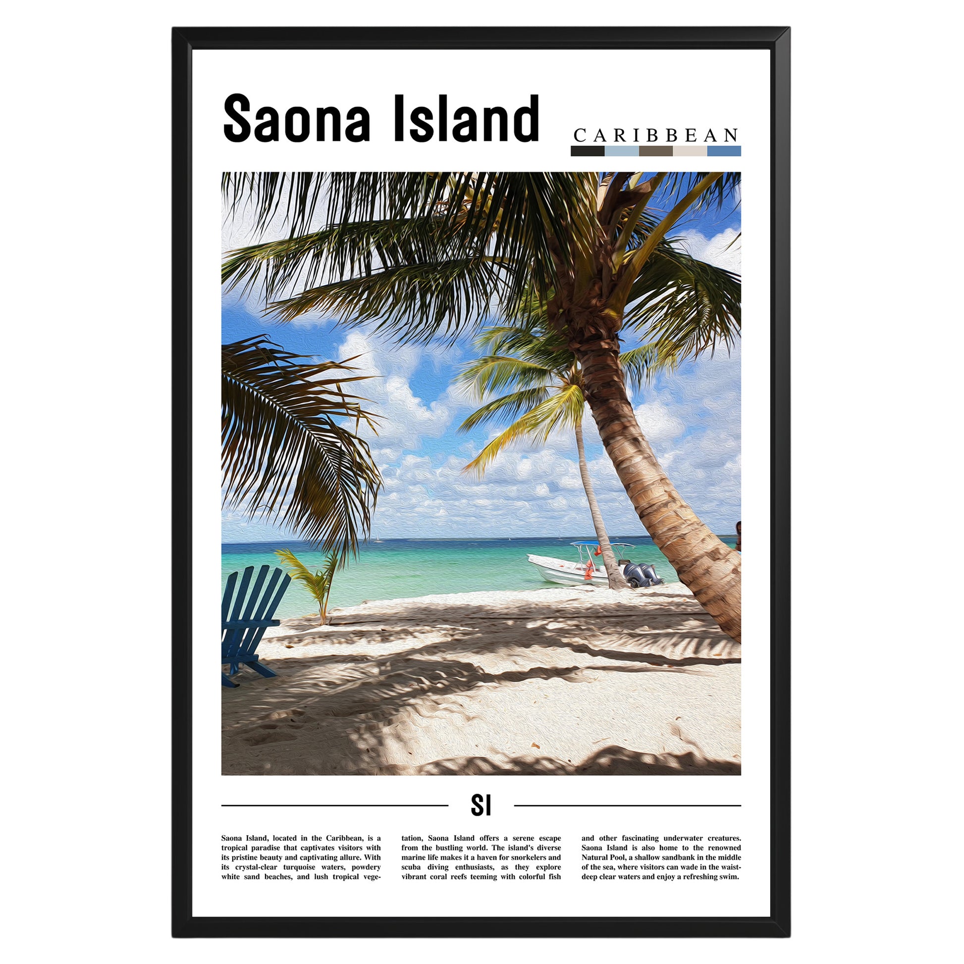 Saona Island Photographic Poster