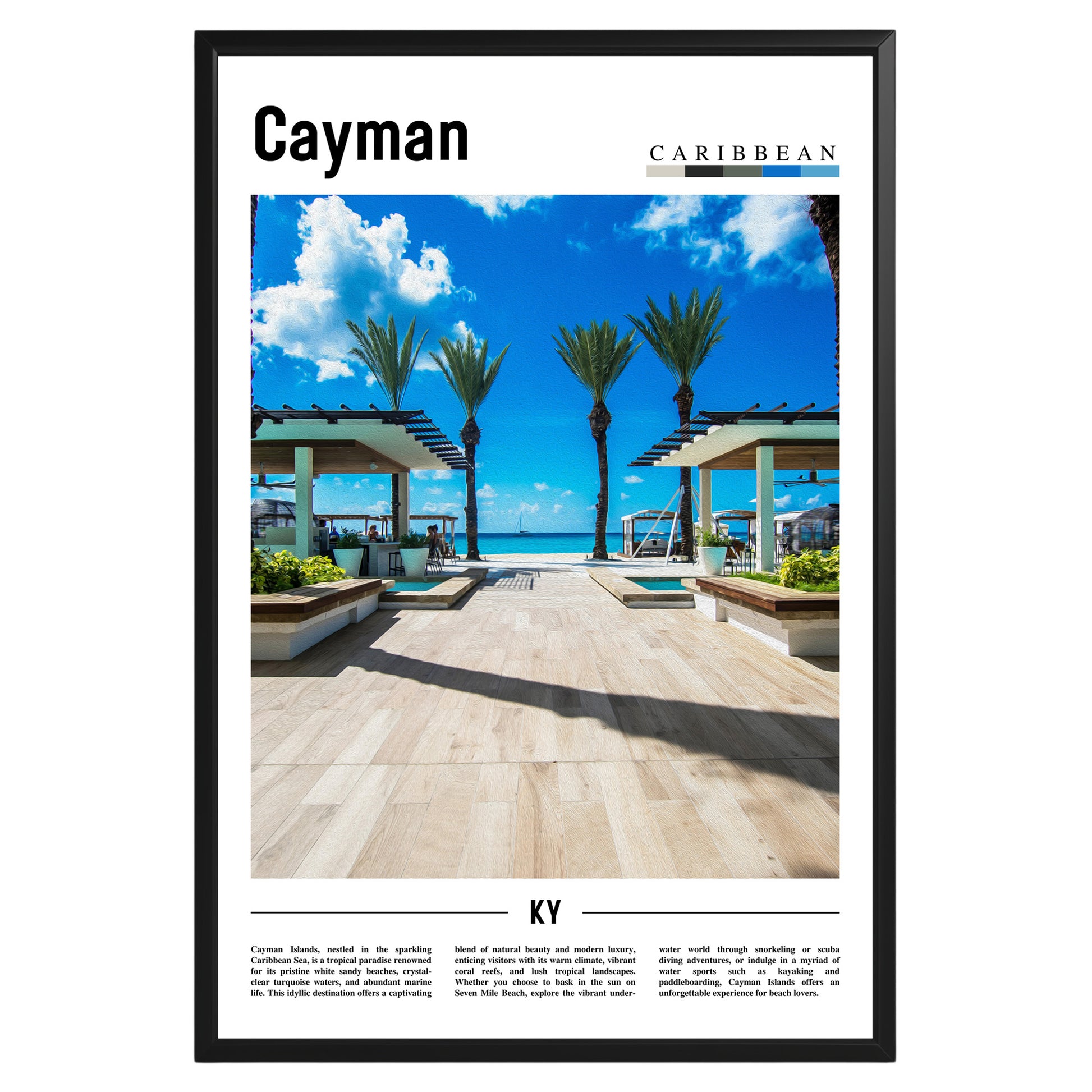 Cayman Photographic Poster