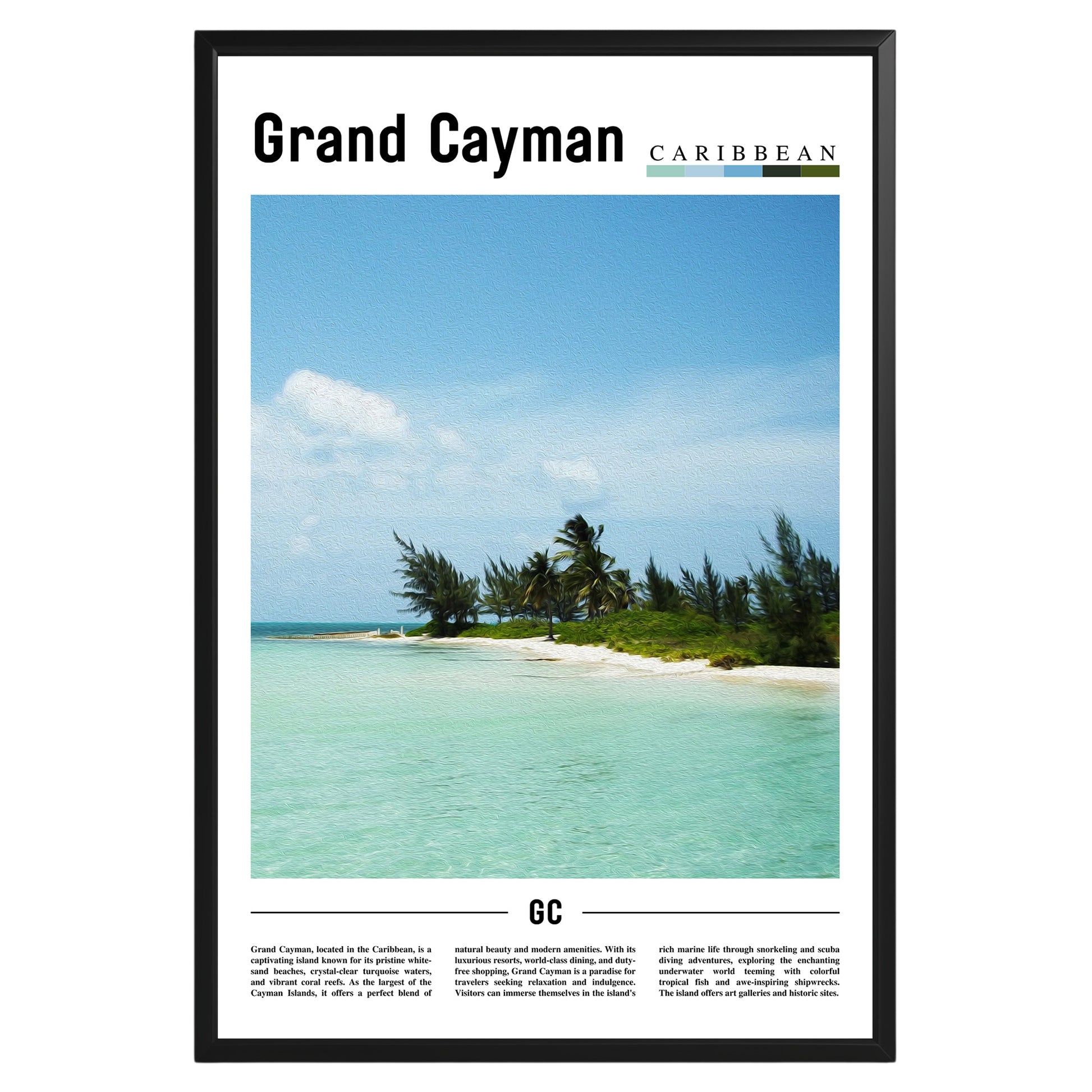 Grand Cayman Photographic Poster