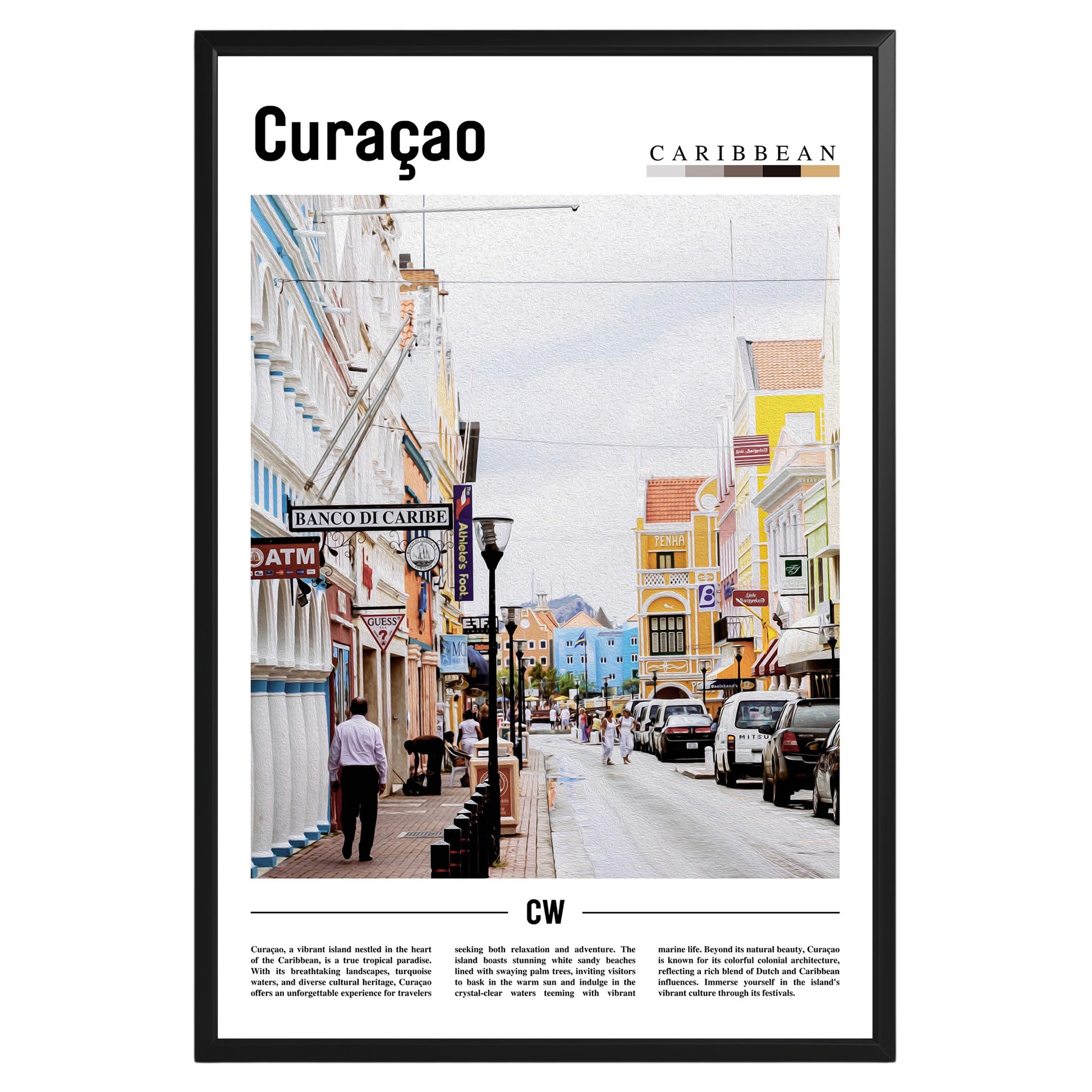 Curaçao Photographic Poster