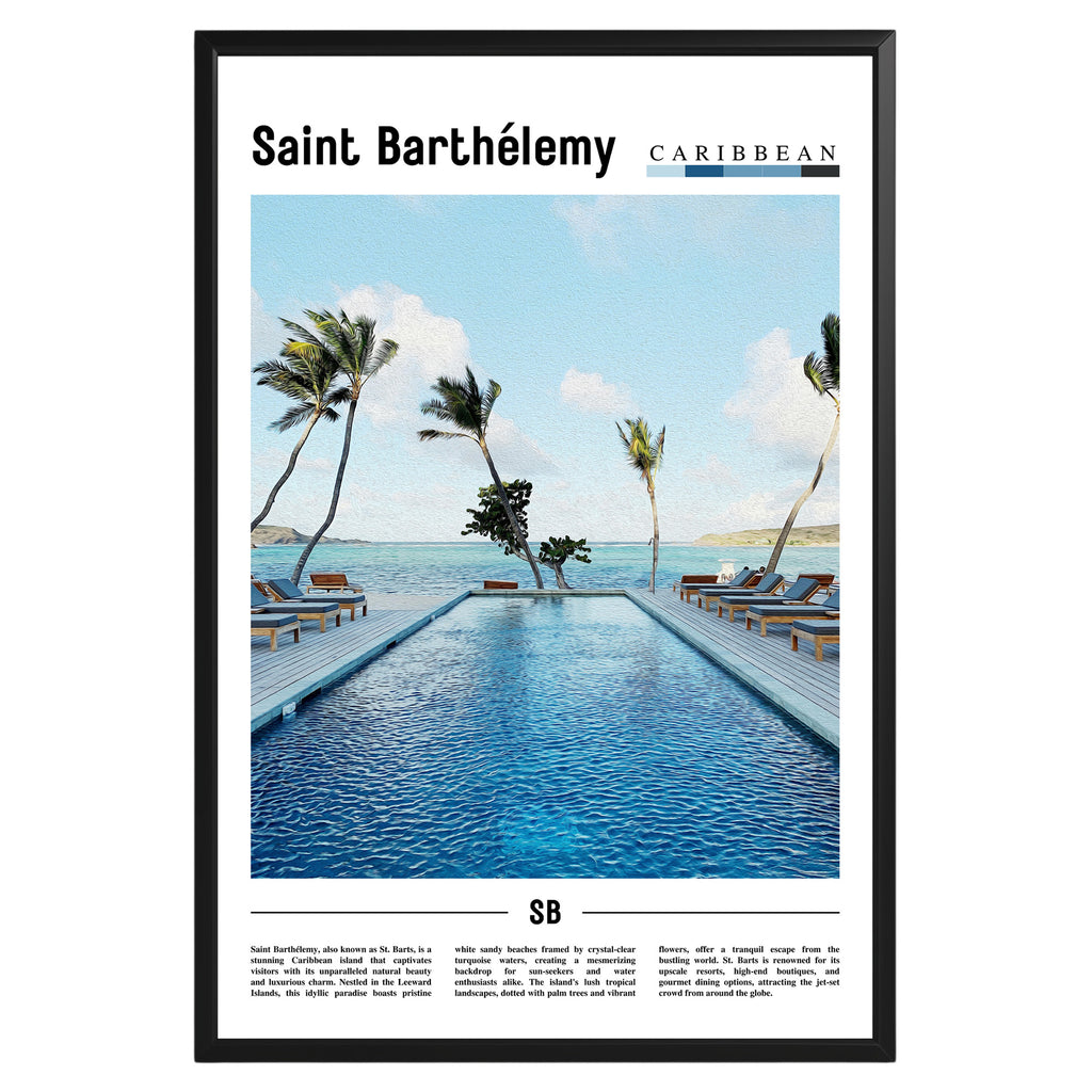 Saint Barthélemy Photographic Poster