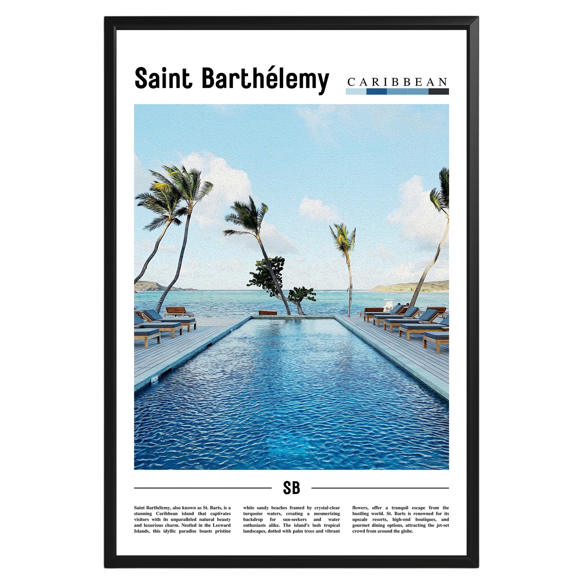 Saint Barthélemy Photographic Poster