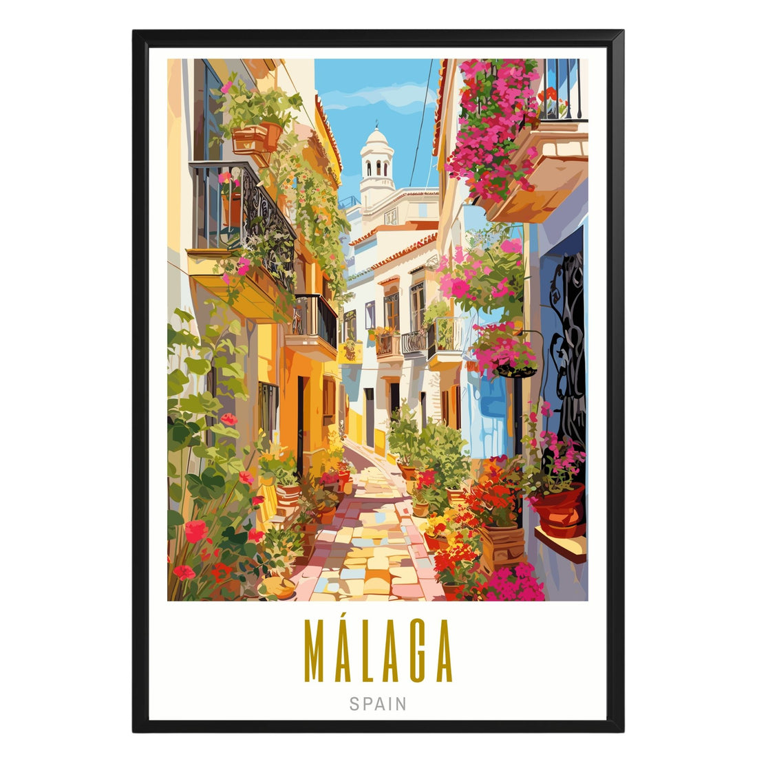 Malaga Spain Poster - GroovyGrove