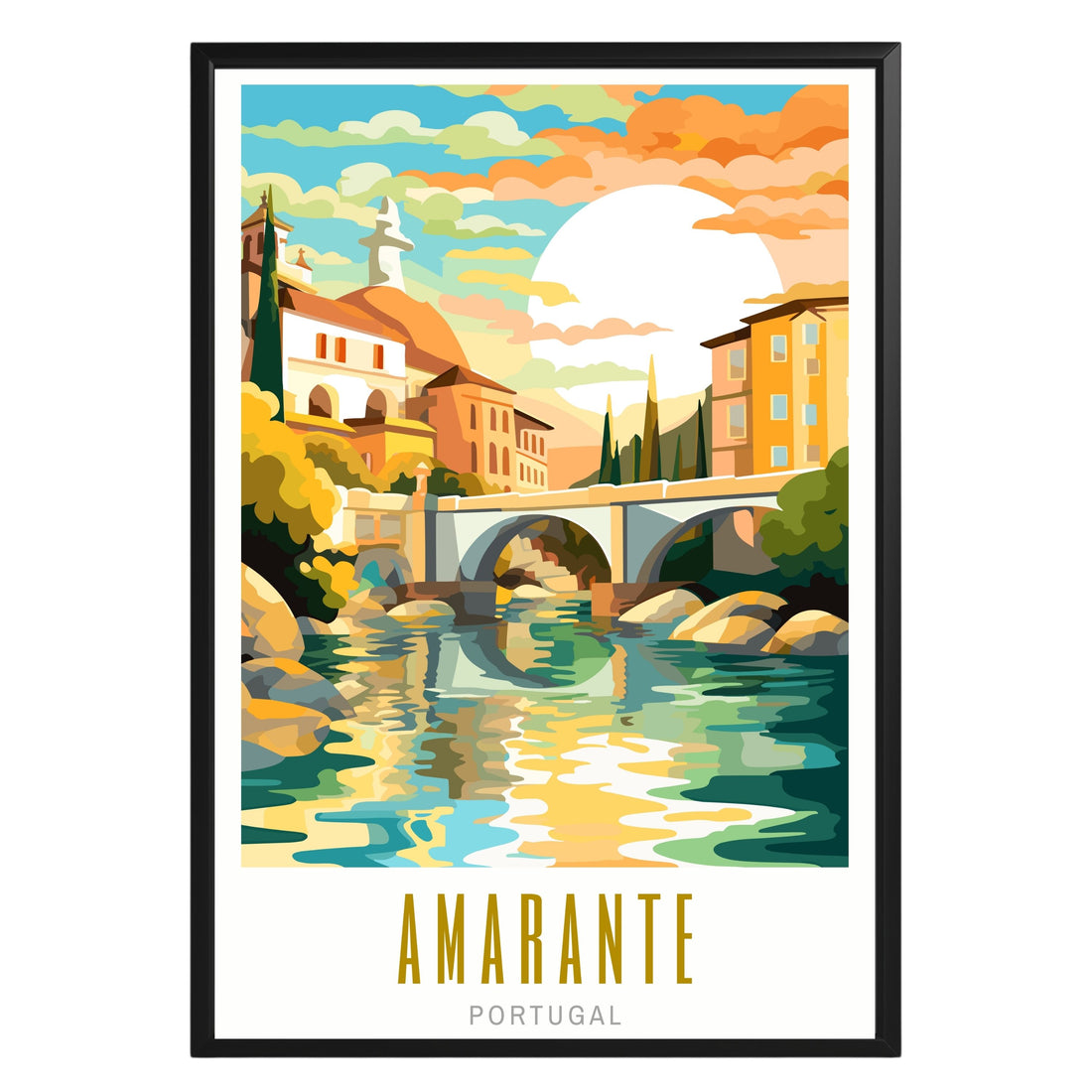 Amarante Portugal Poster - GroovyGrove