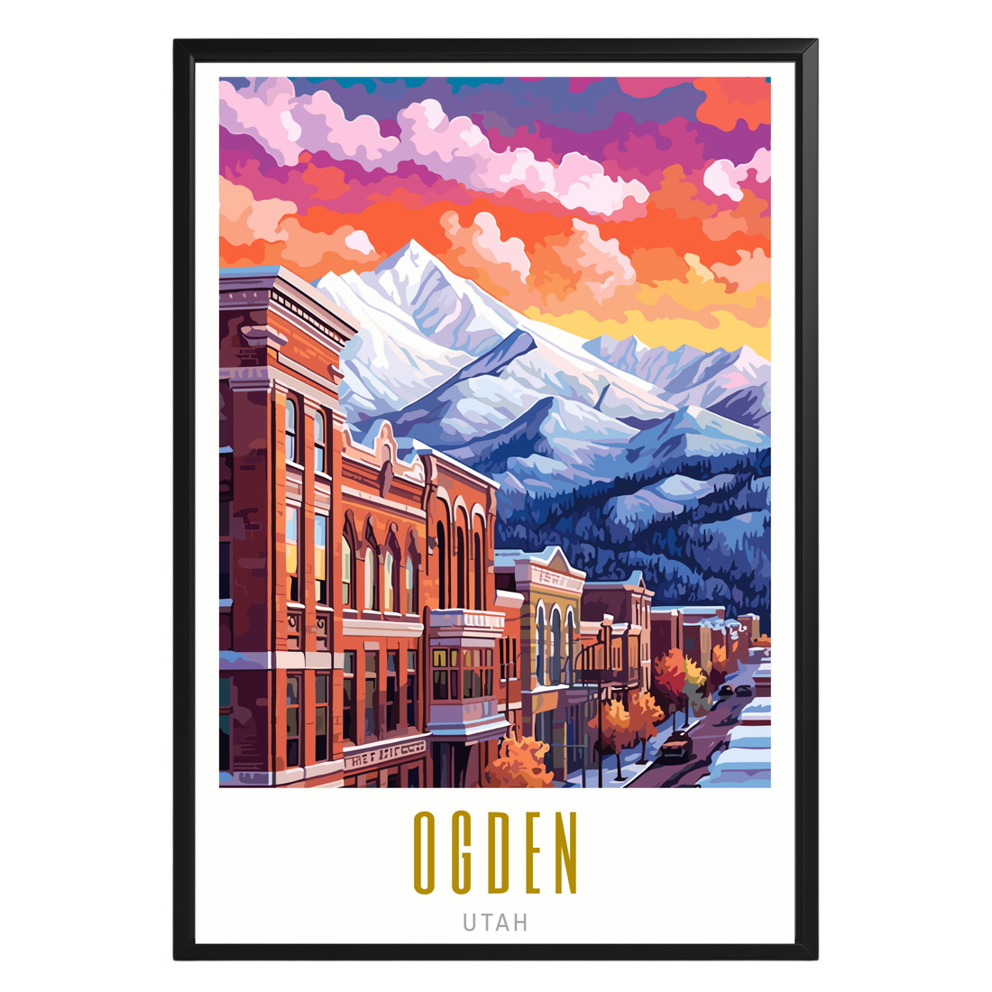 Ogden Utah Poster - GroovyGrove