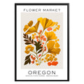 Oregon Flower Market Poster - GroovyGrove