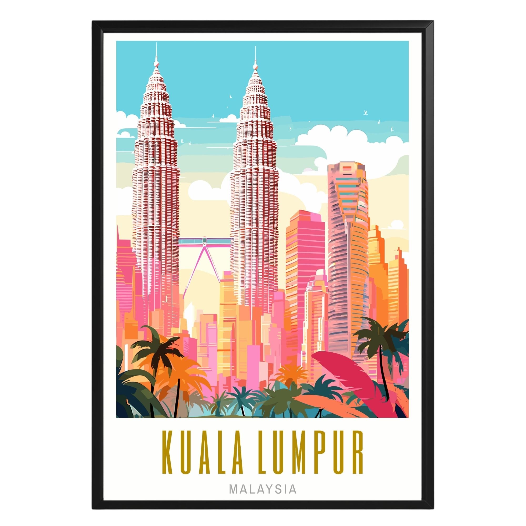 Kuala Lumpur Malaysia Poster - GroovyGrove