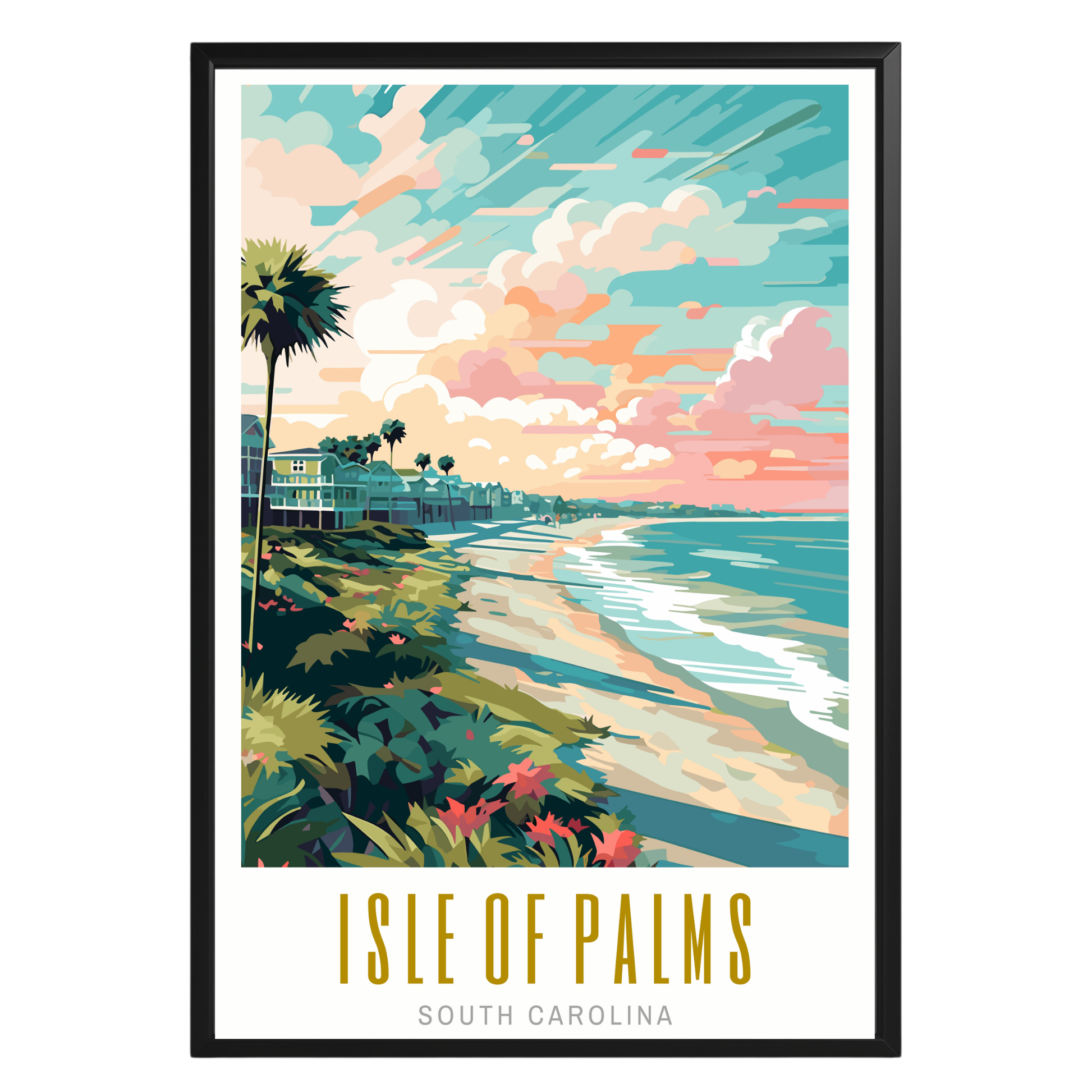 Isle of Palms South Carolina Poster - GroovyGrove