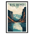 Big Bend National Park Vintage Poster - GroovyGrove