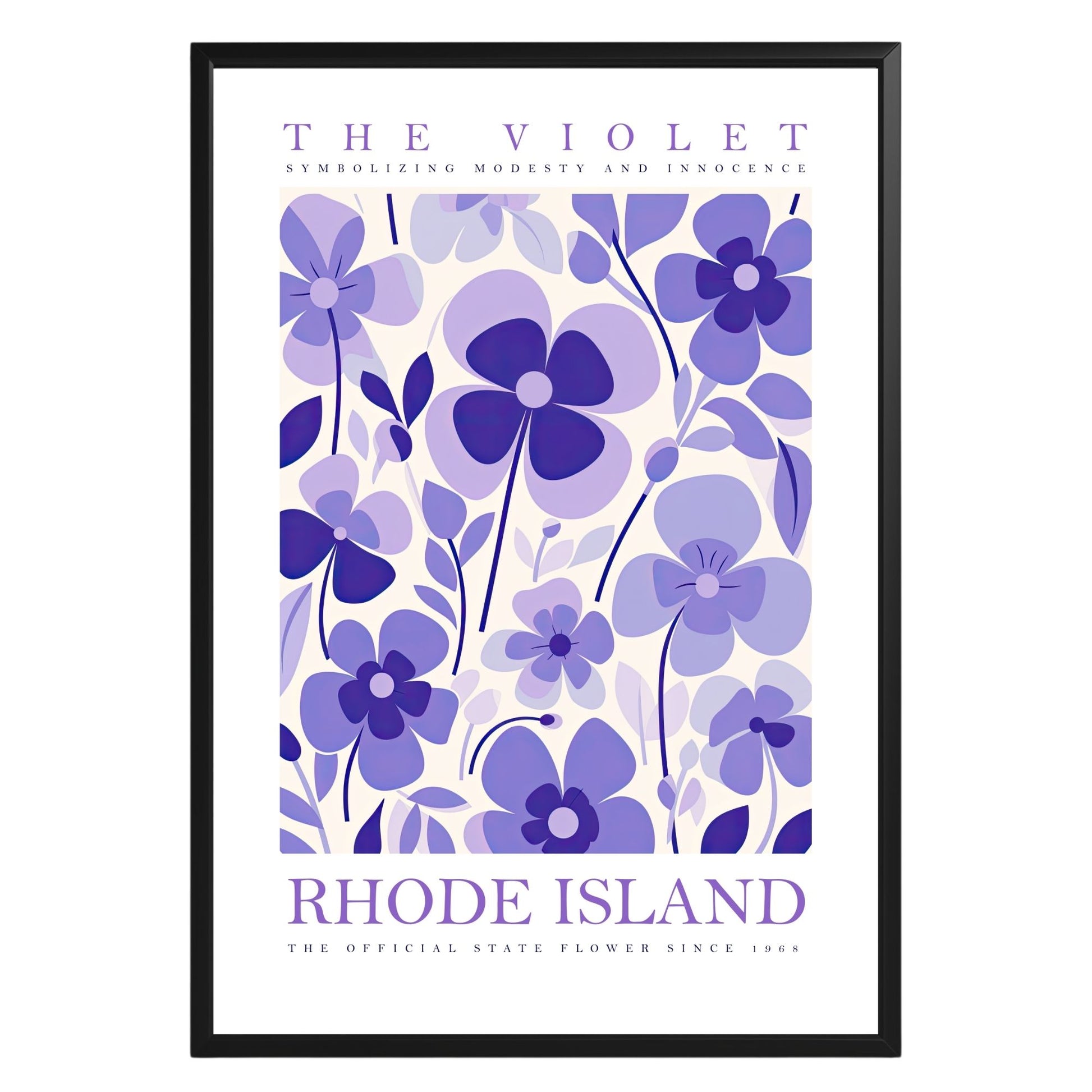 Rhode Island State Flower Poster - GroovyGrove