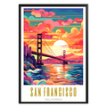 San Francisco California Poster - GroovyGrove