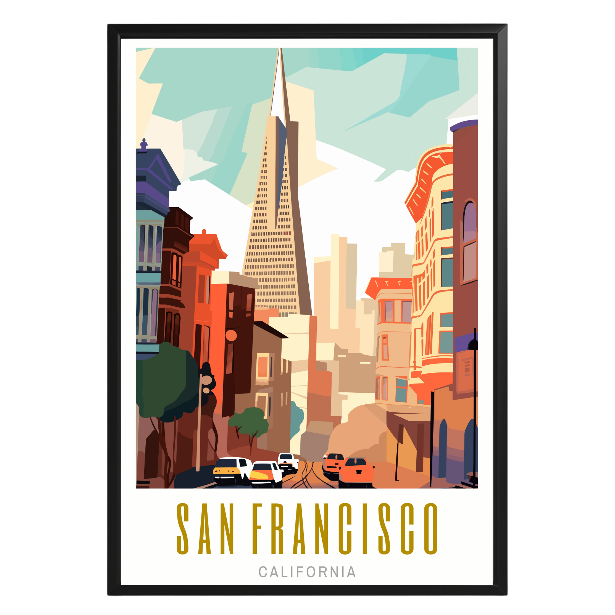 San Francisco California Poster - GroovyGrove