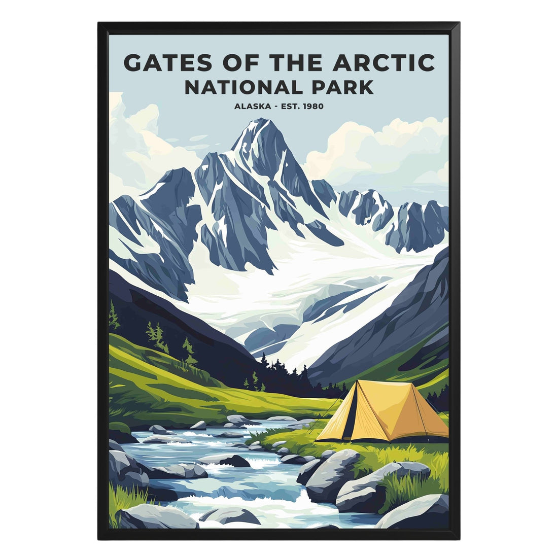 Gates of the Arctic National Park Poster - GroovyGrove