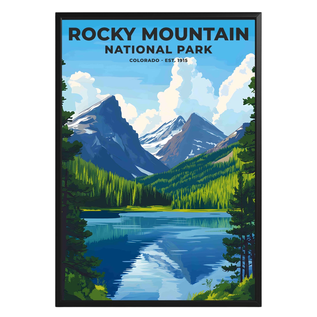 Rocky Mountain National Park Poster - GroovyGrove