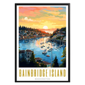 Bainbridge Island Washington Poster - GroovyGrove