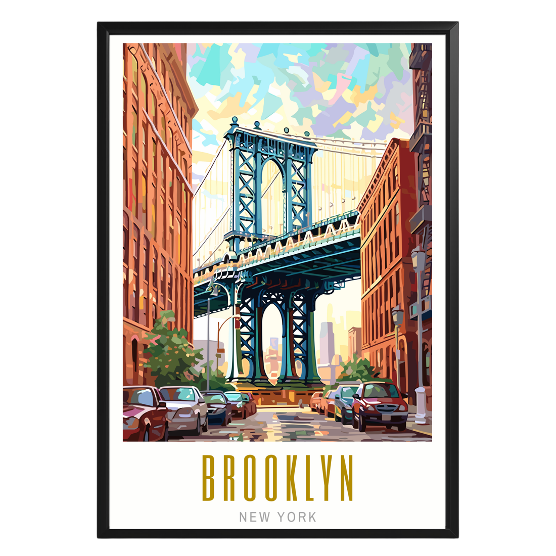 Brooklyn New York Poster - GroovyGrove