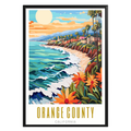 Orange Country California Poster - GroovyGrove