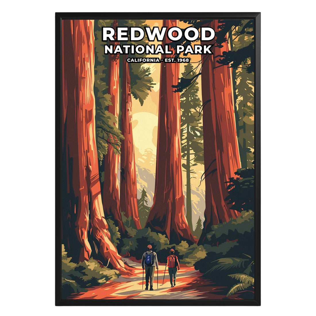 Redwood National Park Poster - GroovyGrove