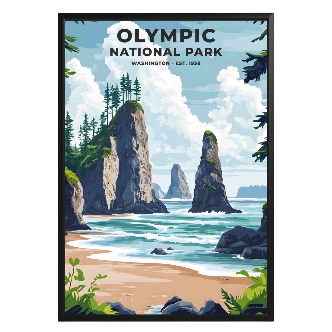 Olympic National Park Poster - GroovyGrove