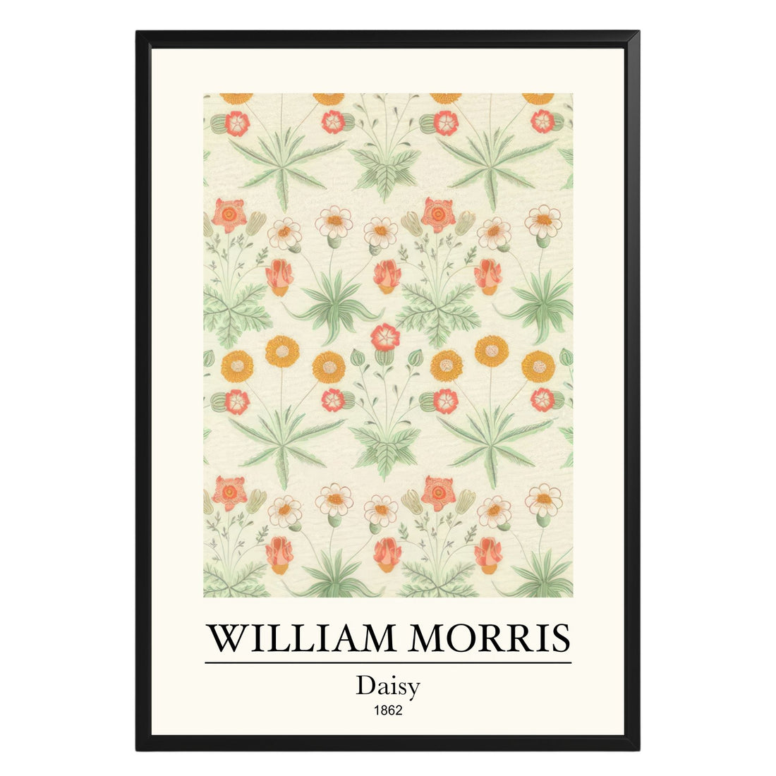 Daisy 1862 William Morris Poster - GroovyGrove