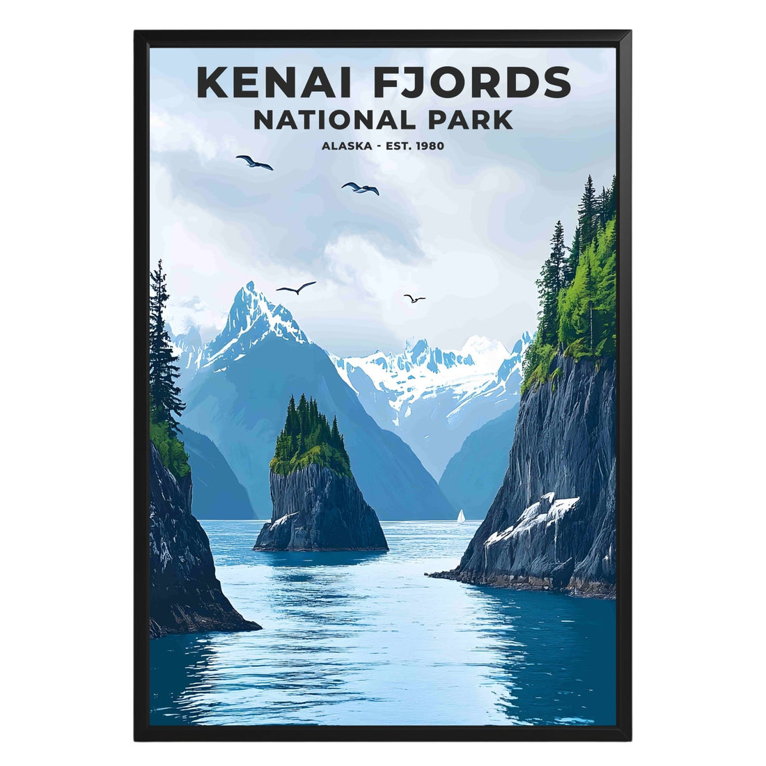 Kenai Fjords National Park Poster - GroovyGrove