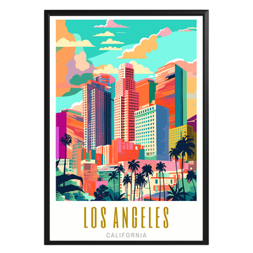 Los Angeles California Poster - GroovyGrove