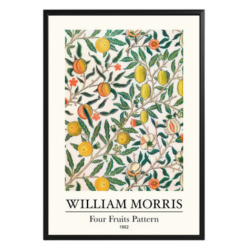 Four Fruits Pattern 1862 William Morris Poster - GroovyGrove