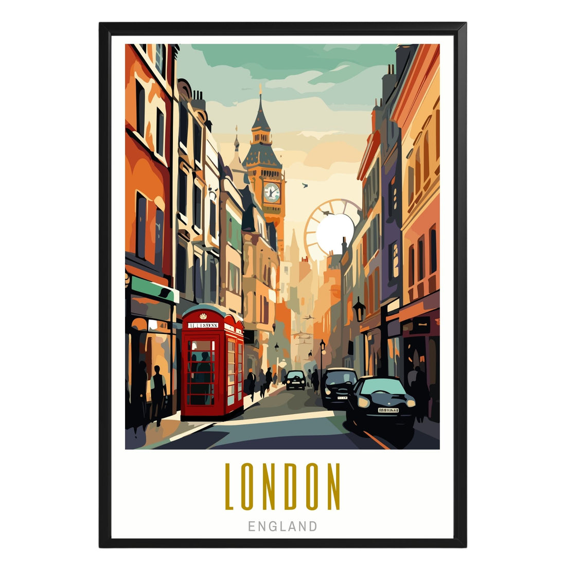 London England Poster - GroovyGrove