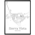 Sierra Vista Arizona City Map Poster - GroovyGrove