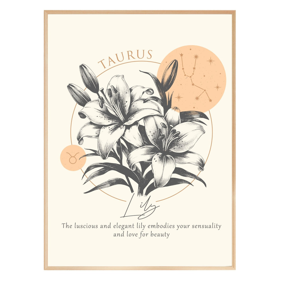 Taurus Zodiac Sign Poster - GroovyGrove