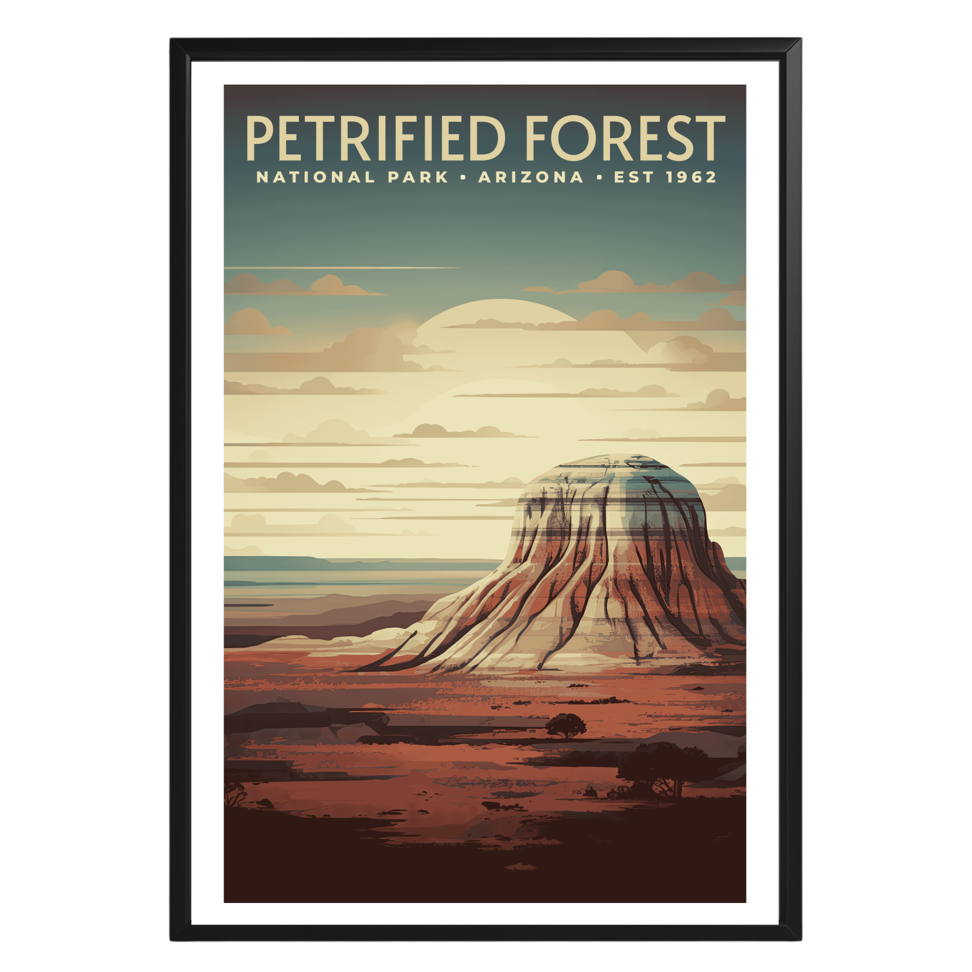 Petrified Forest National Park Vintage Poster - GroovyGrove