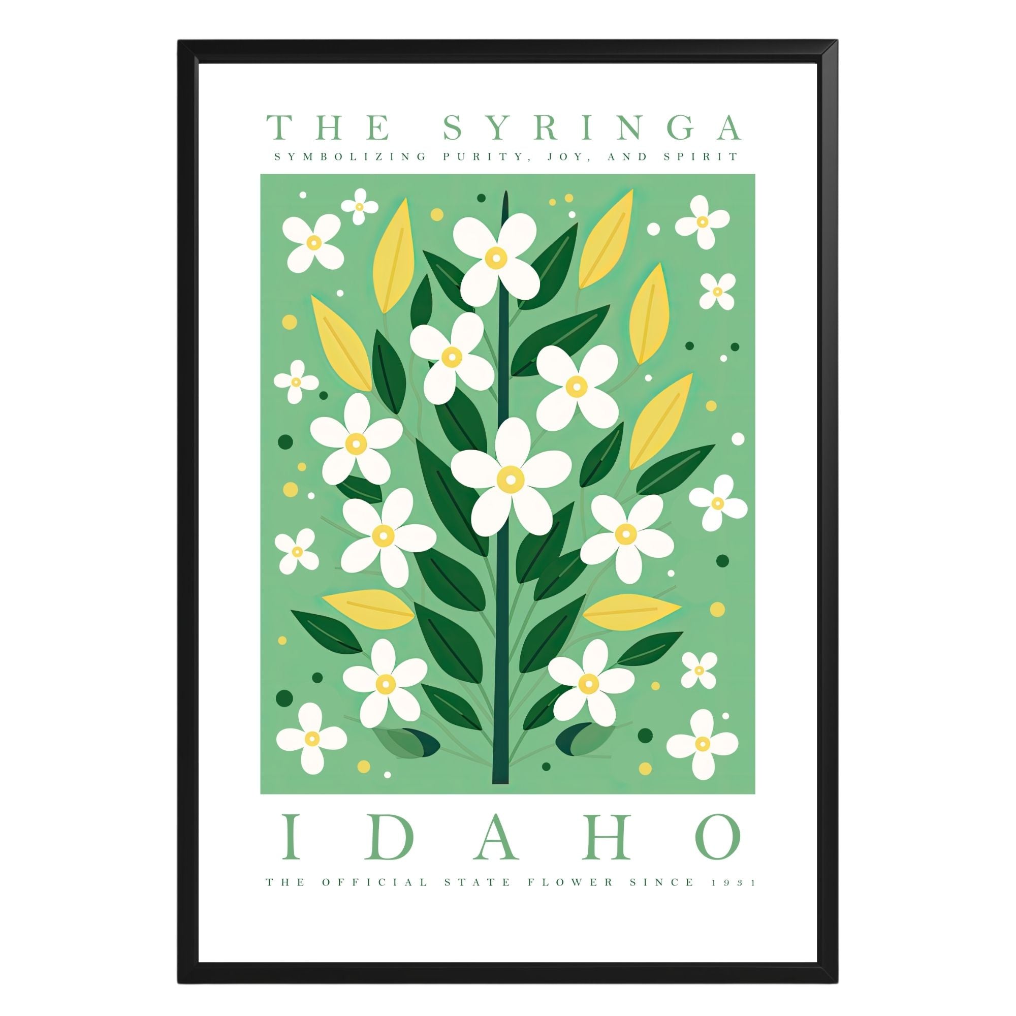 Idaho State Flower Poster - GroovyGrove