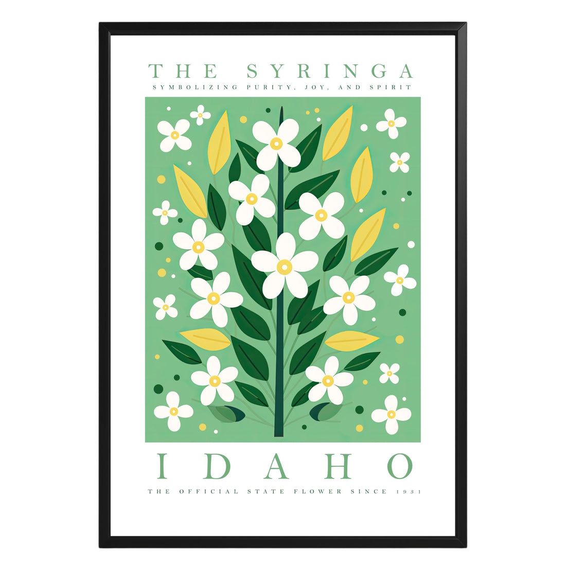 Idaho State Flower Poster - GroovyGrove