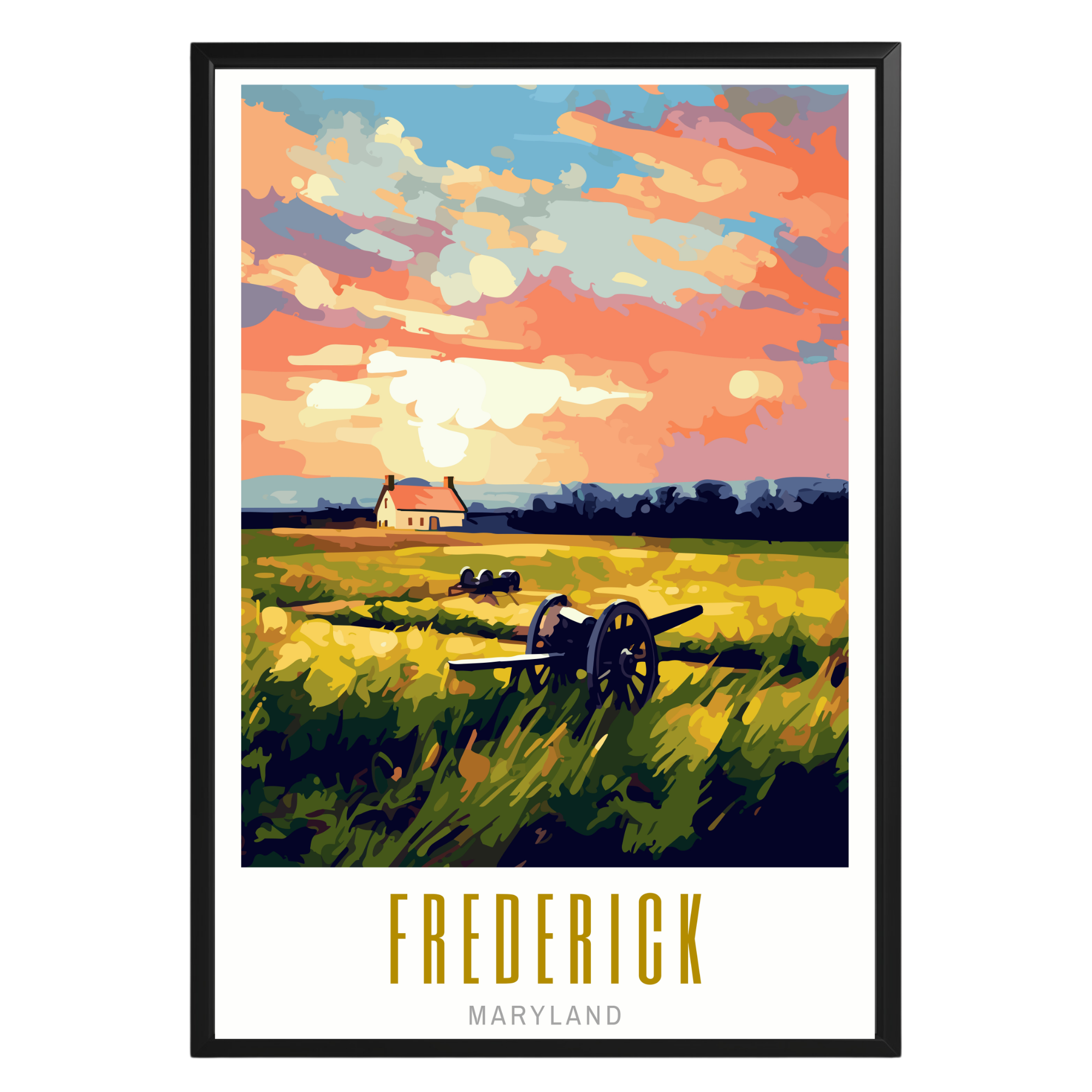 Frederick Maryland Poster - GroovyGrove