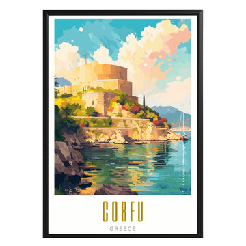 Corfu Greece Poster - GroovyGrove