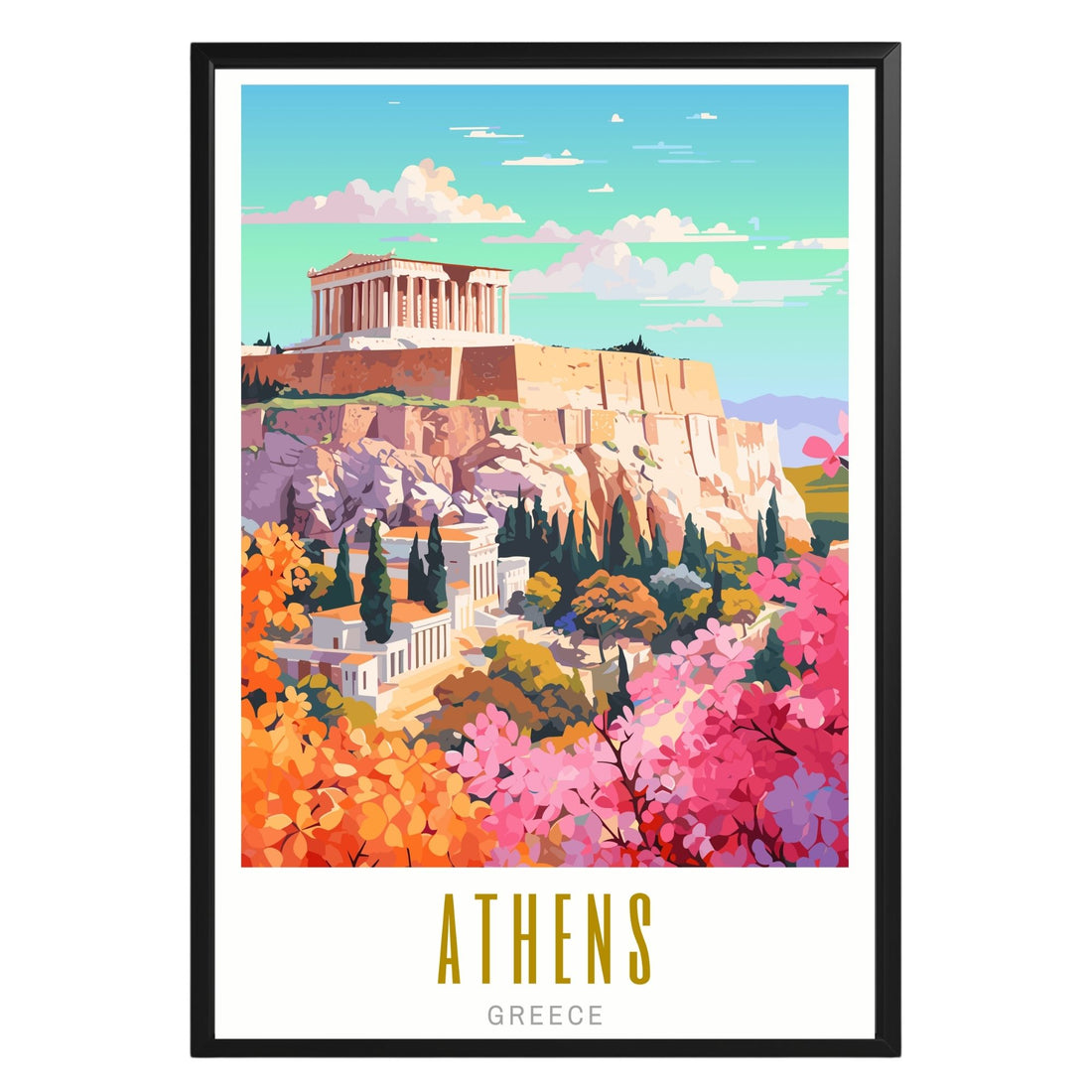 Athens Greece Poster - GroovyGrove