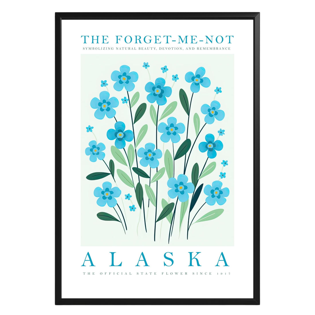 Alaska State Flower Poster - GroovyGrove