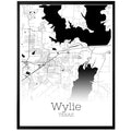 Wylie Texas City Map Poster - GroovyGrove