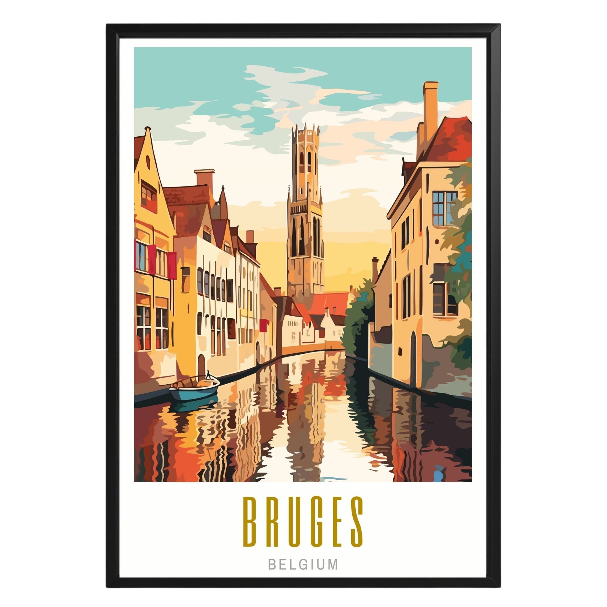 Bruges Belgium Poster - GroovyGrove