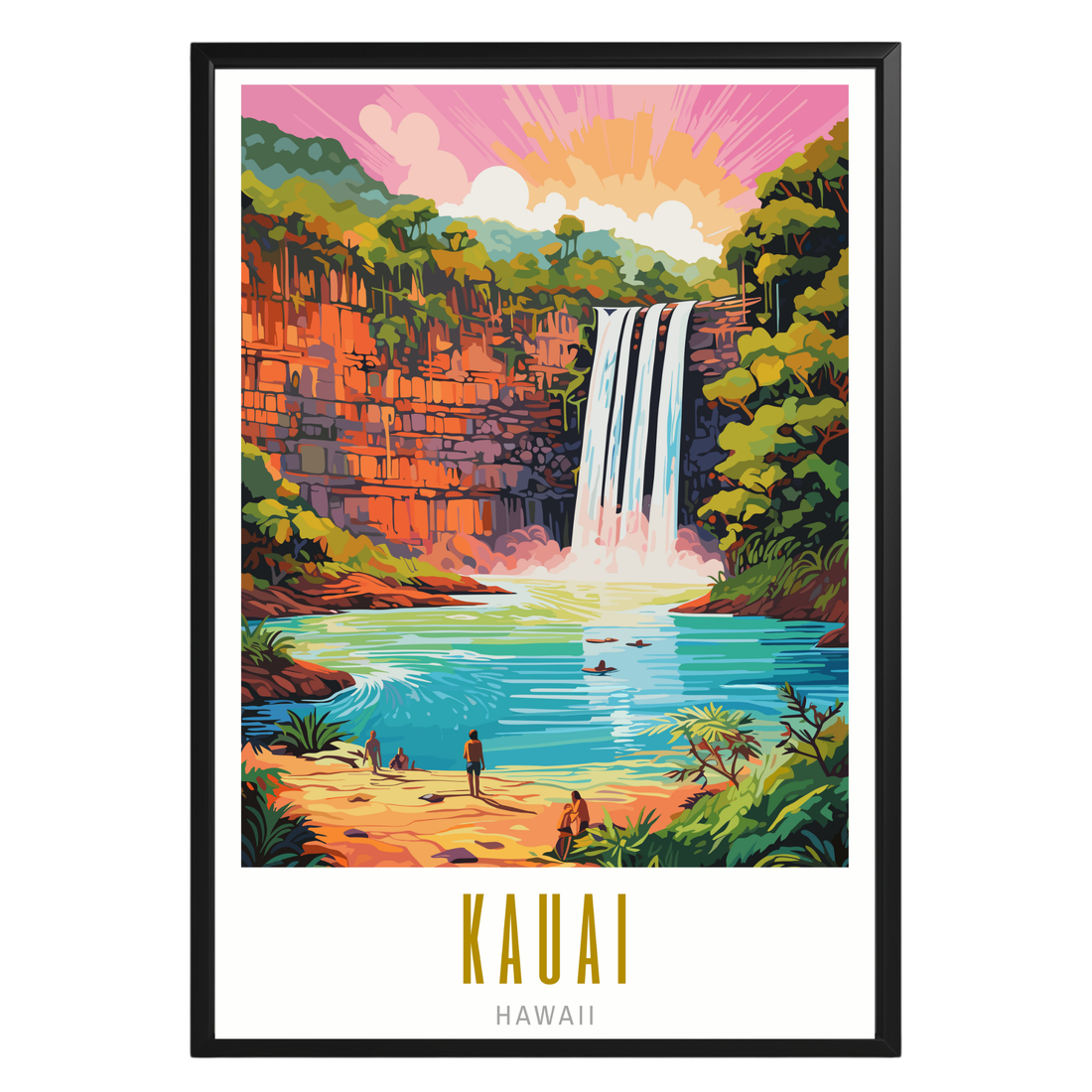 Kauai Hawaii Poster - GroovyGrove