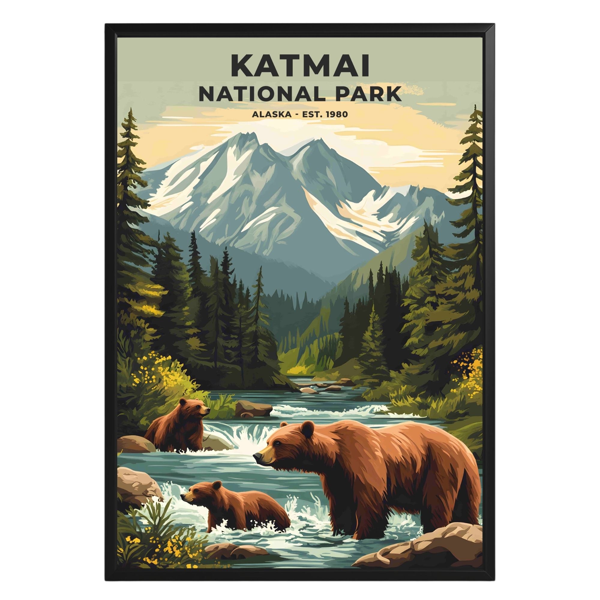 Katmai National Park Poster - GroovyGrove