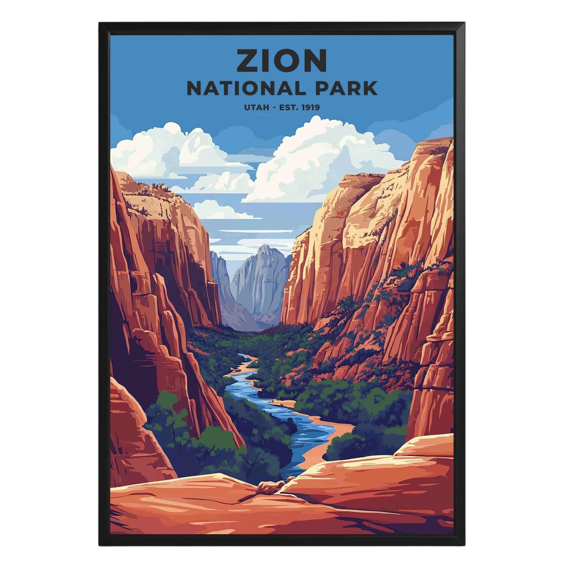 Zion National Park Poster - GroovyGrove