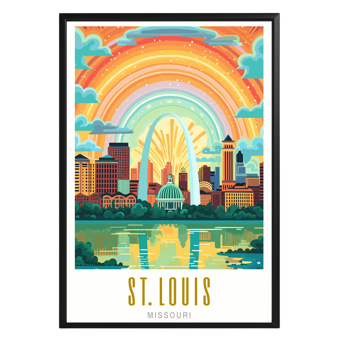 St. Louis Missouri Poster - GroovyGrove