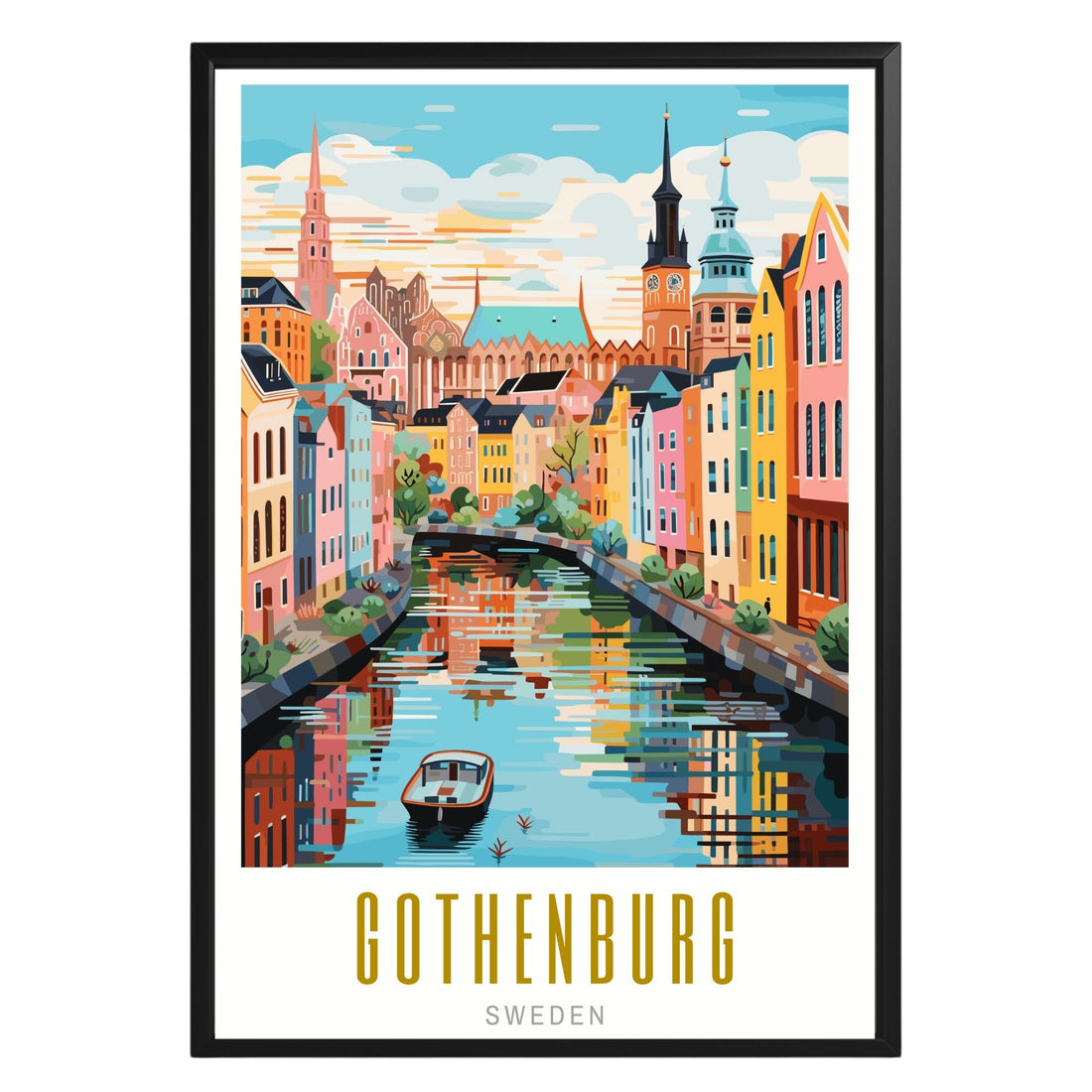 Gothenburg Sweden Poster - GroovyGrove