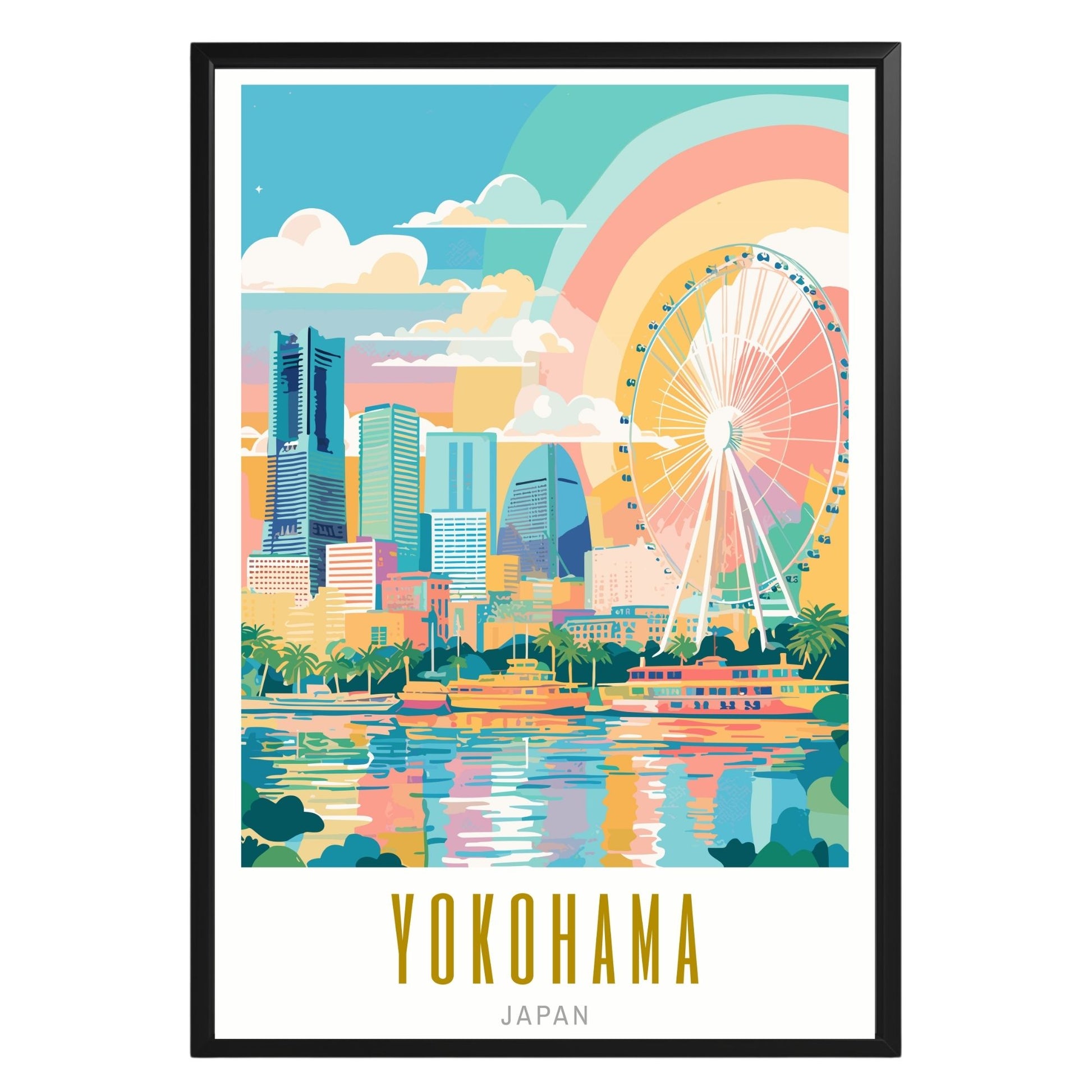 Yokohama Japan Poster - GroovyGrove